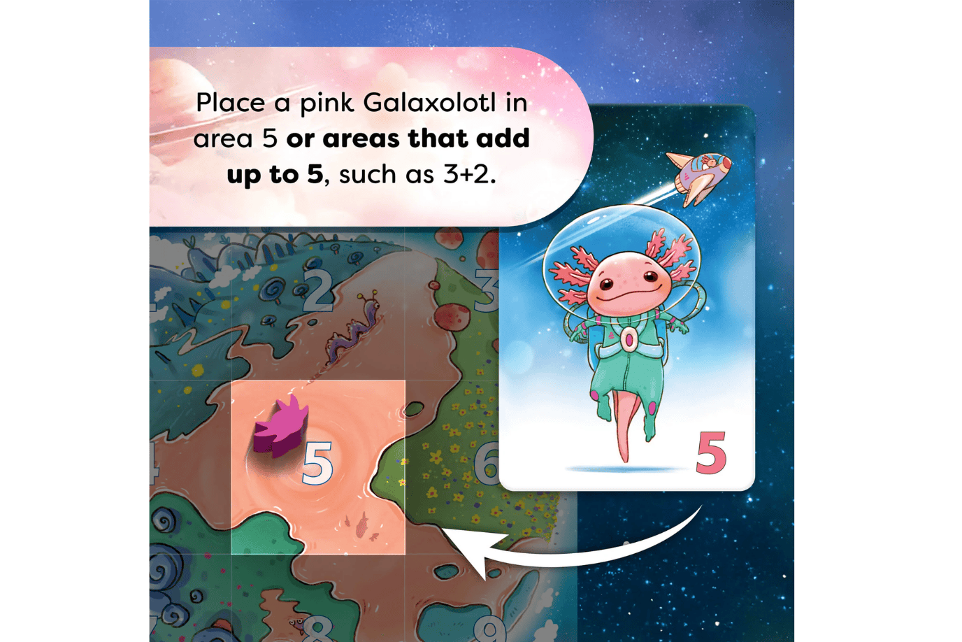 Haba Galaxolotl Strategy Card Game