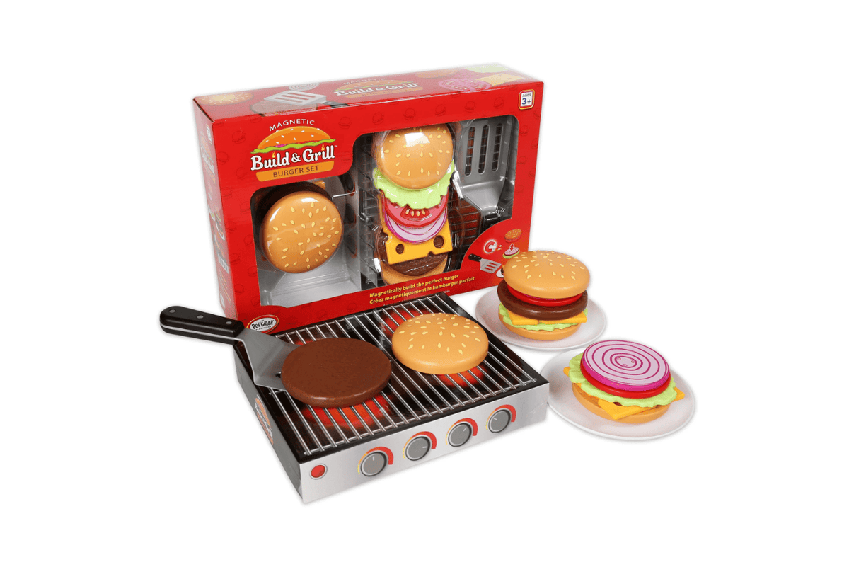Outset Media Magnetic Bake &amp; Grill Hamburger Set