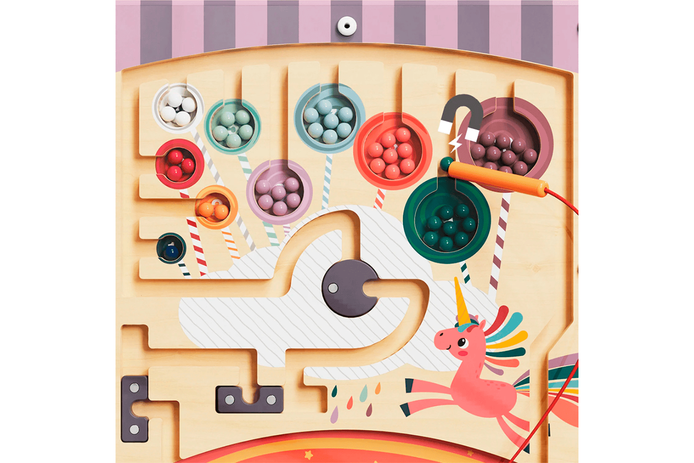 K.I.D. Toys Inc. Topbright Unicorn Magnetic Maze