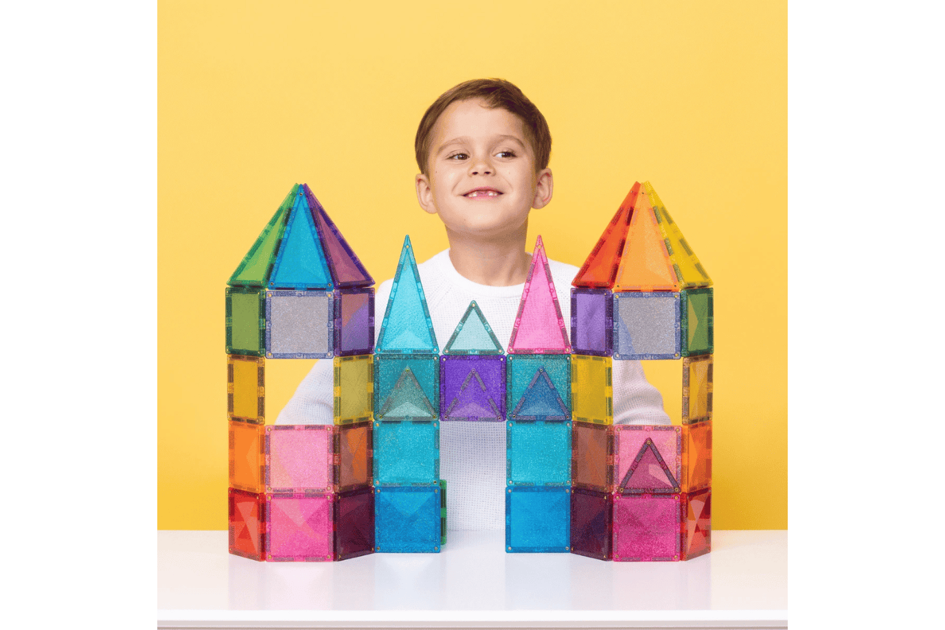 Connetix Tiles Connetix Glitter Castle Pack [48 Pieces]