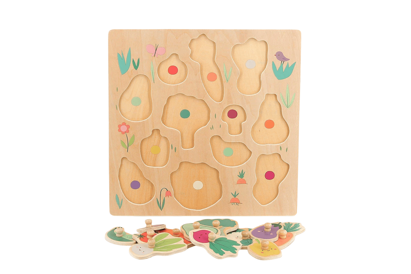 Fire The Imagination Fresh Produce Peg Puzzle