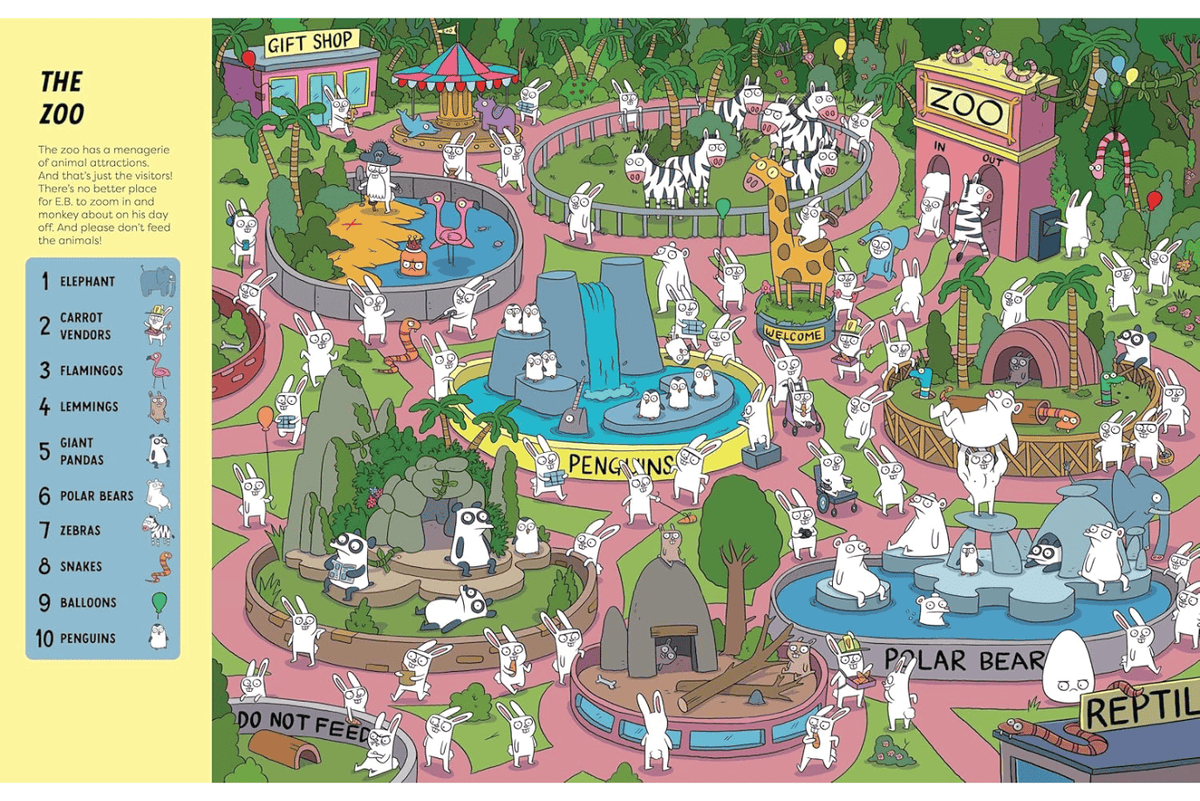 Scholastic Search & Find Book: Can You Find the Easter Bunny? by Dean Rankine [HARDCOVER]