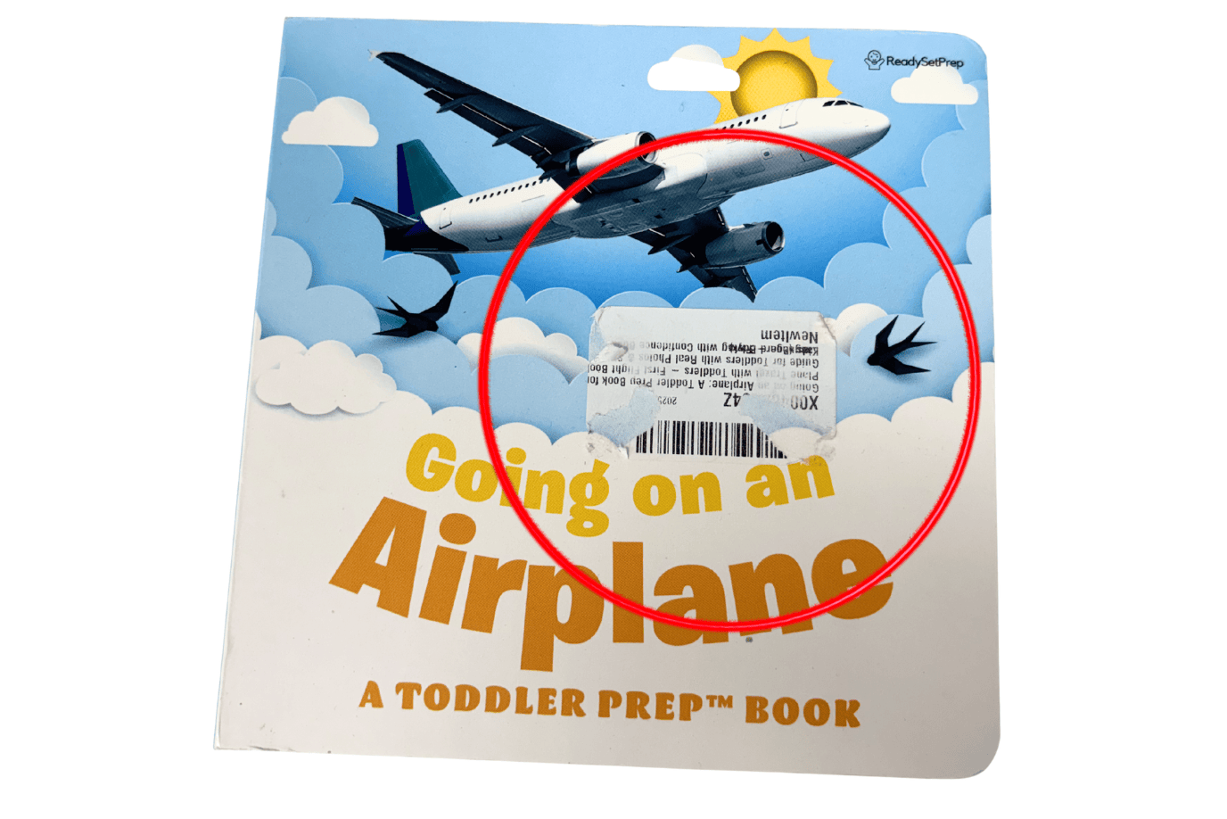 ReadySetPrep Going on an Airplane - Damaged Cover- FINAL SALE