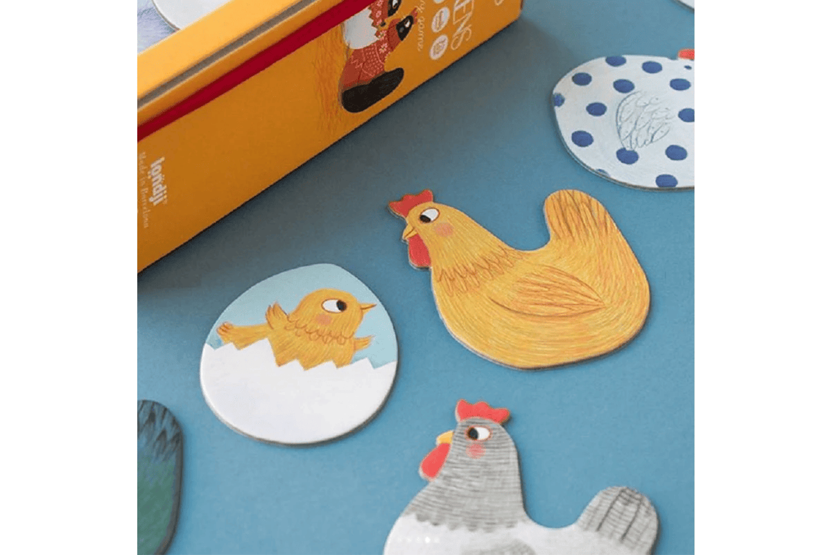 Memory Game - Chicks and Chickens (Ages 3+)