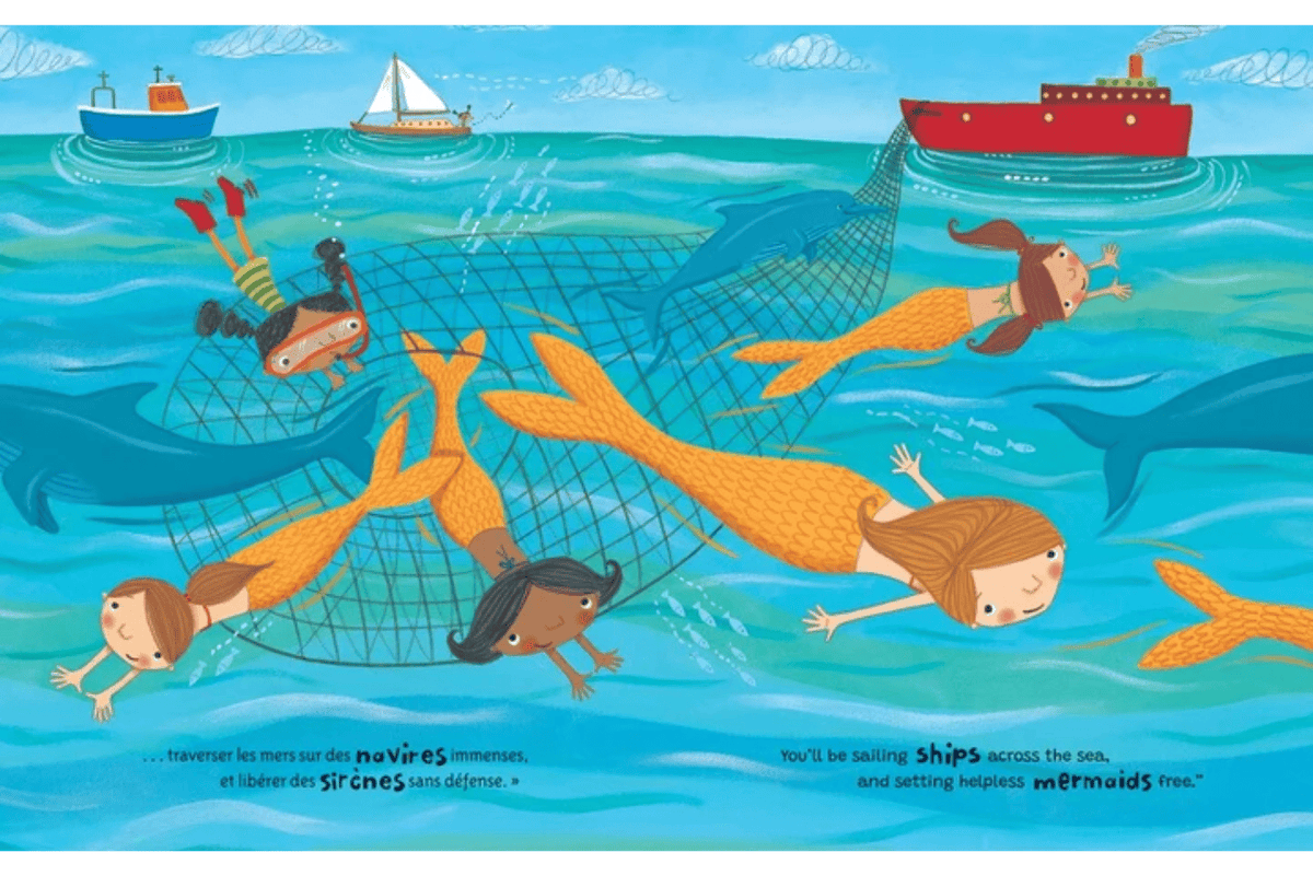 Barefoot Books Ruby's School Walk (Bilingual French & English)
