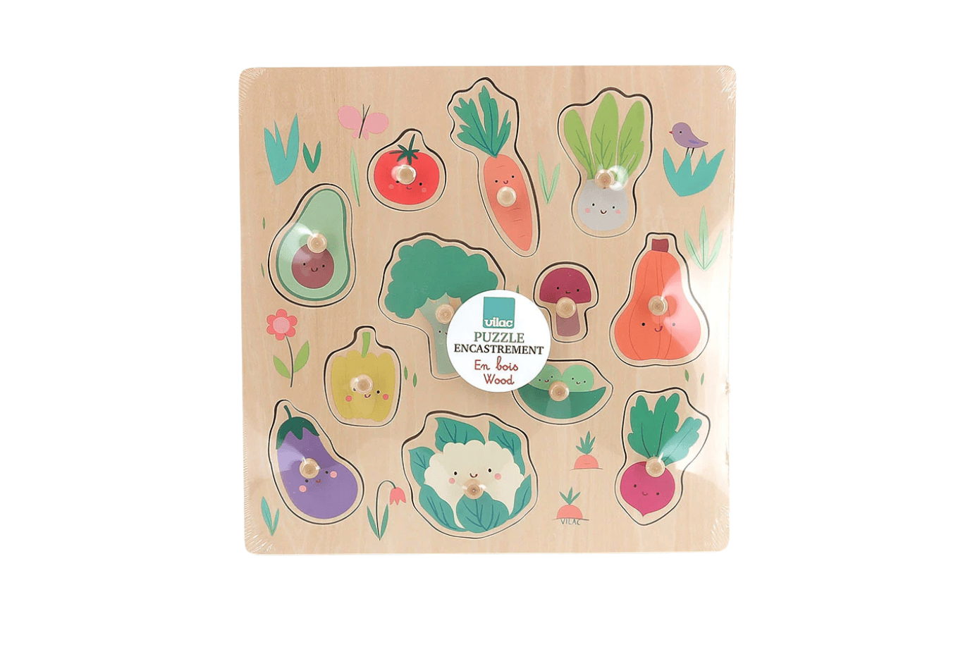 Fire The Imagination Fresh Produce Peg Puzzle