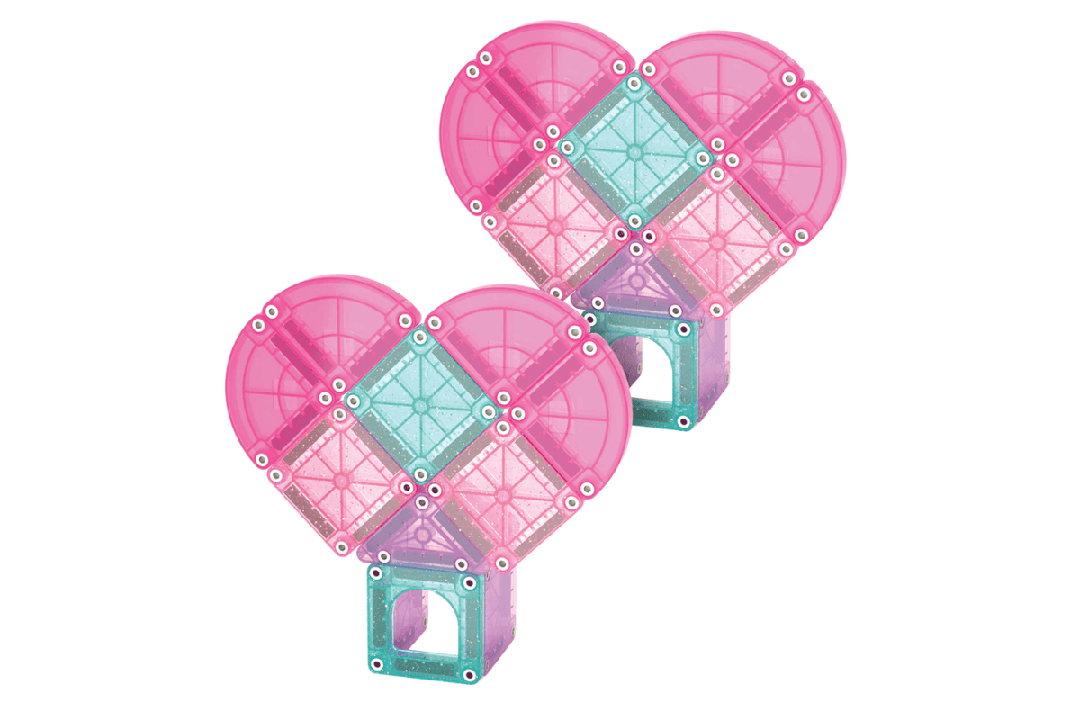 Valtech Magna Tiles MAGNA-TILES® microMAGS Heart to Heart 26 Piece Travel Set