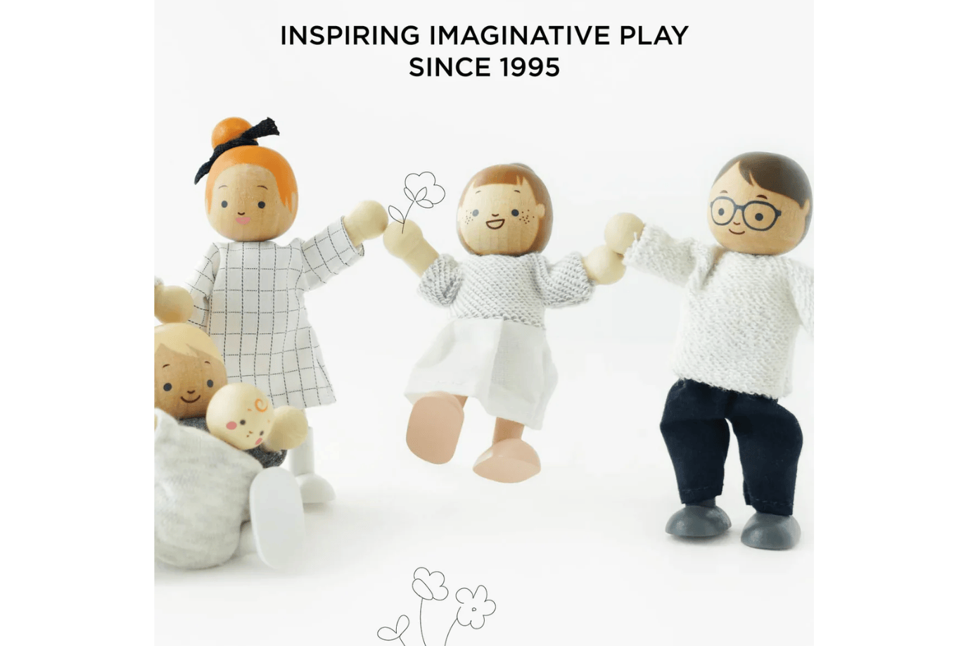 Fire the Imagination Le Toy Van Extended Doll Family