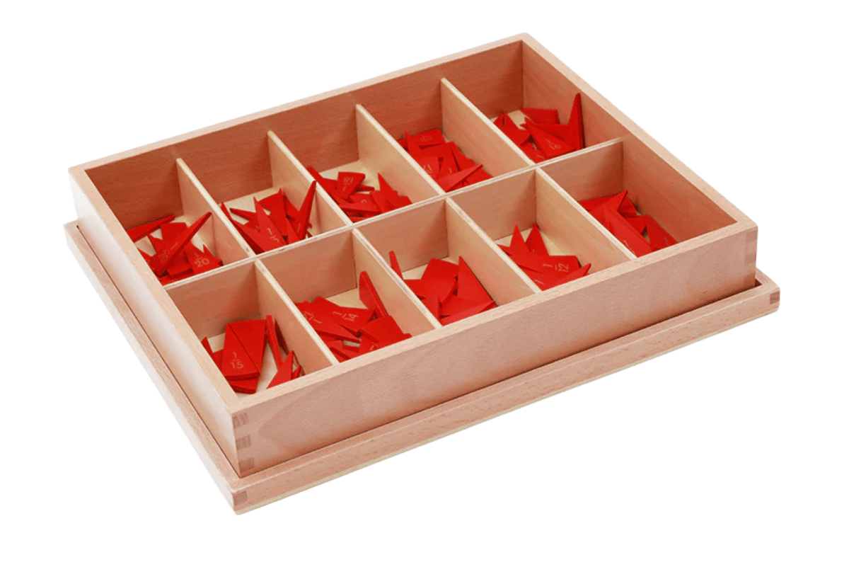Adena Montessori 11-20 Cut-Out Labeled Fraction Circles