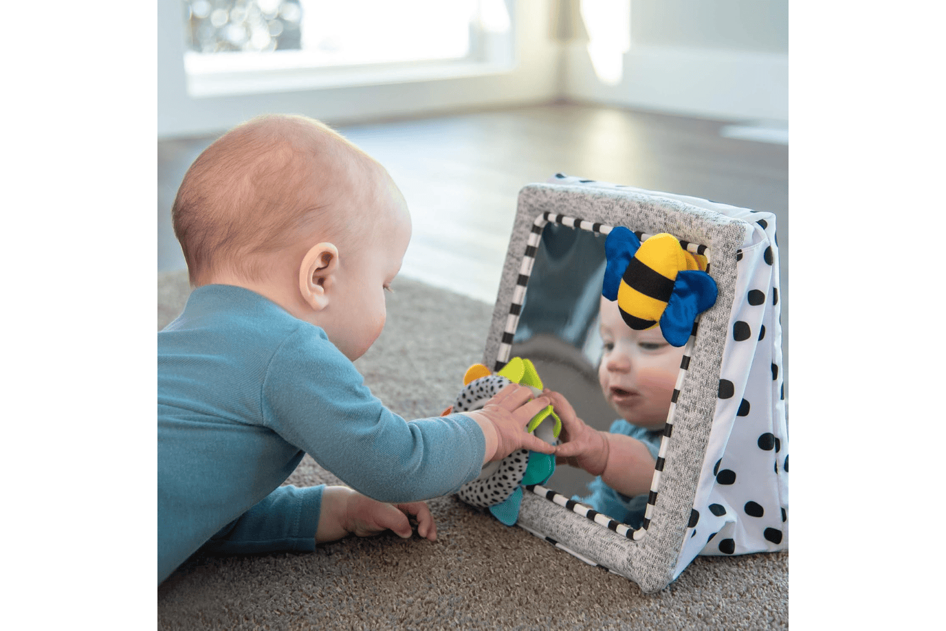 Kidcentral Tummy Time Floor Mirror