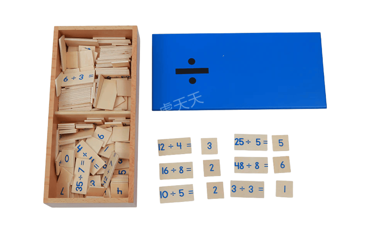 Adena Montessori Division Equations And Dividends Box