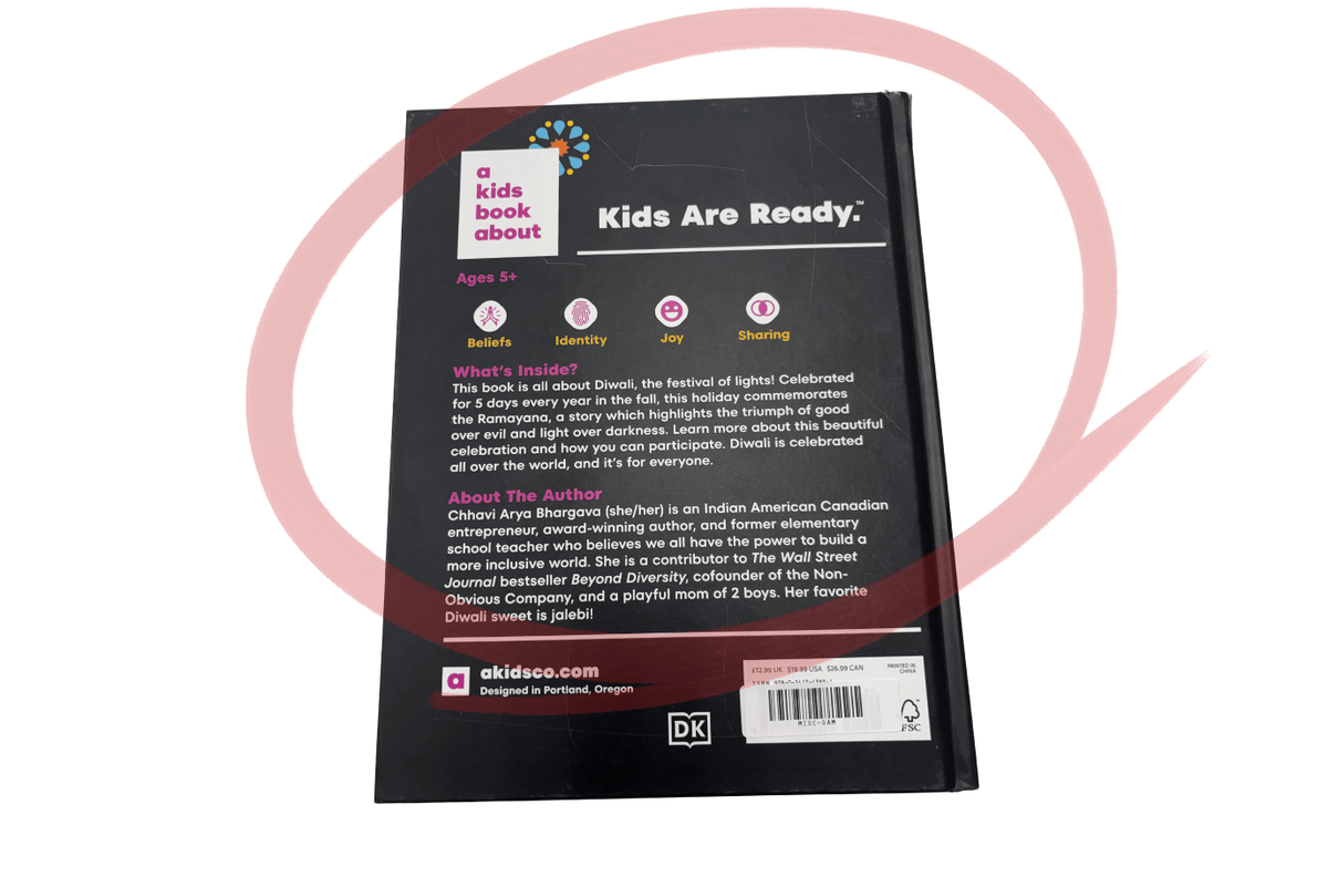 Penguin Random House A Kids Book about Diwali - Damaged Cover - FINAL SALE