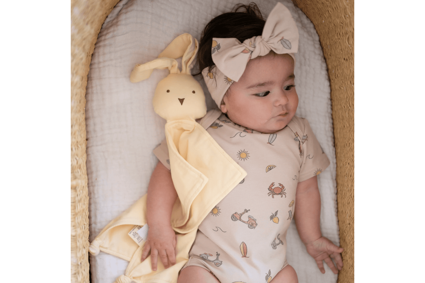 Bug + Bean Organic Cotton Bunny Lovey