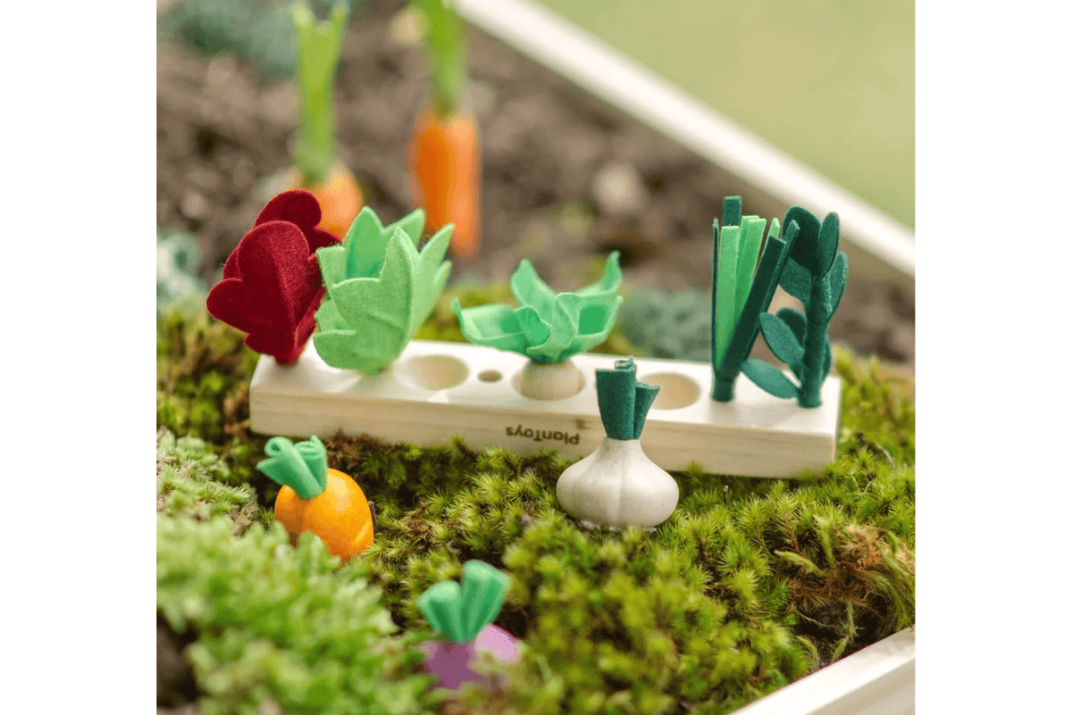 Fire the Imagination Plan Toys Build A Garden Seedling Patch