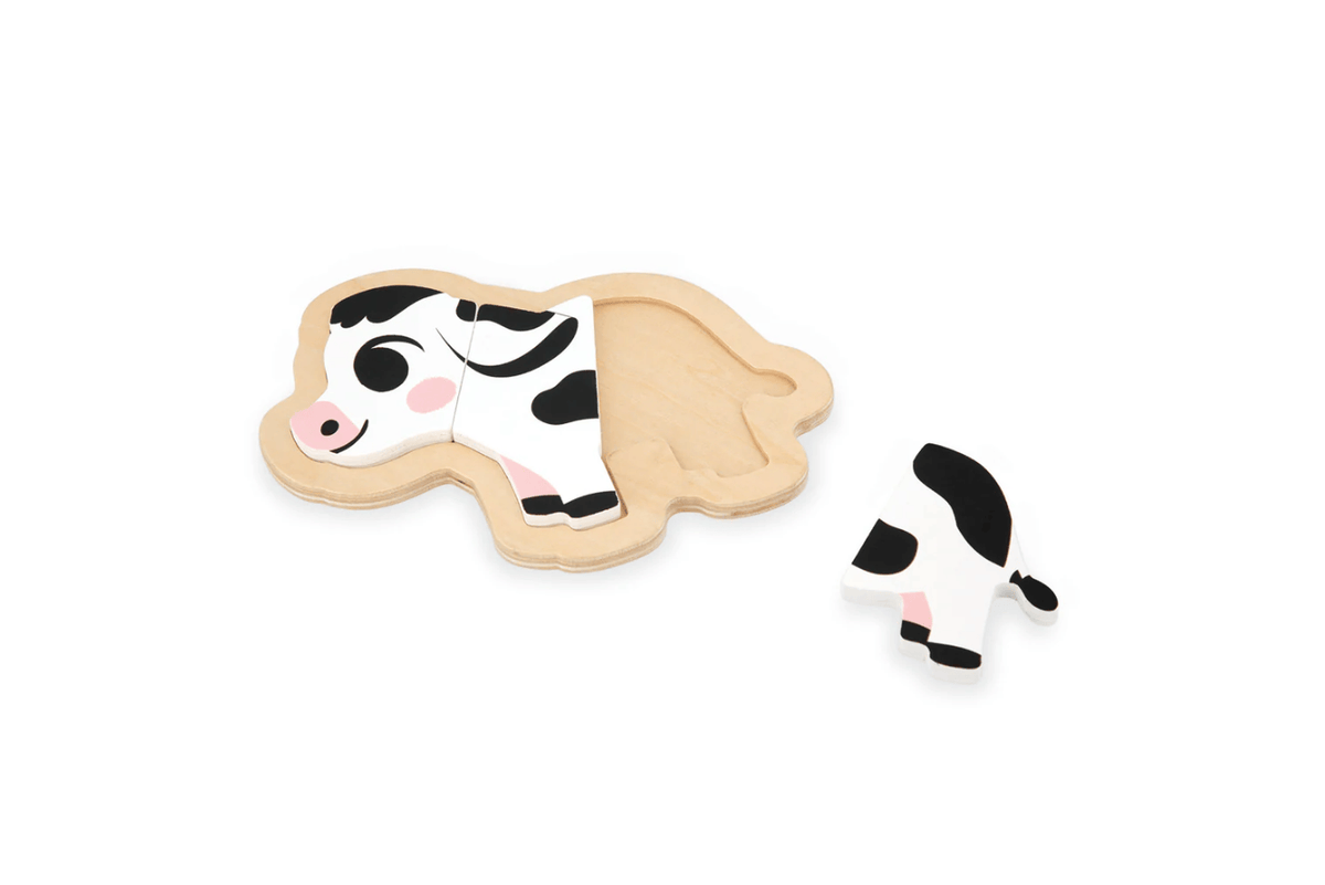 Pierre Belvediere Janod Set of 4 Progressive Puzzles - Farm