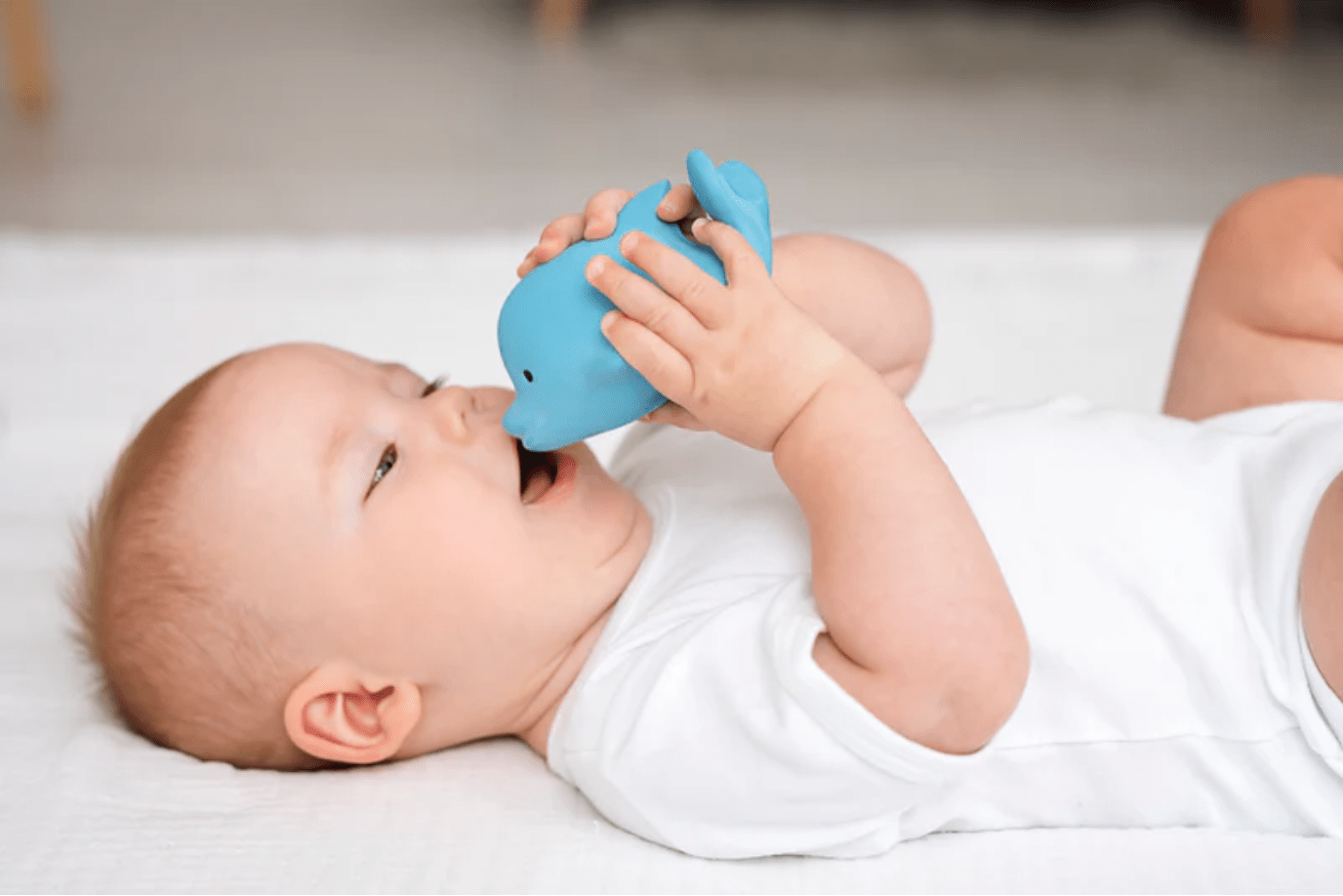 Tikiri Organic Natural Rubber Teether & Bath Toy