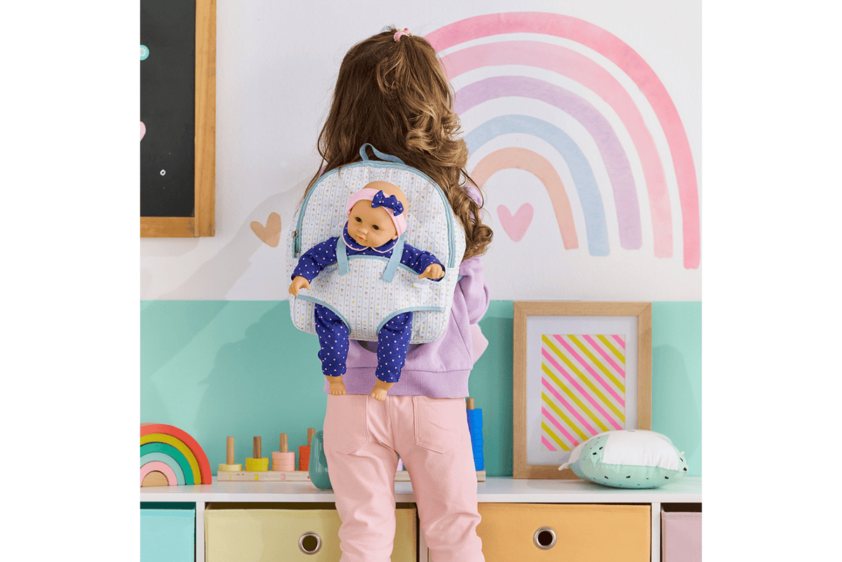 K.I.D. Toys Inc. Corolle Doll Carrier Backpack - Stars