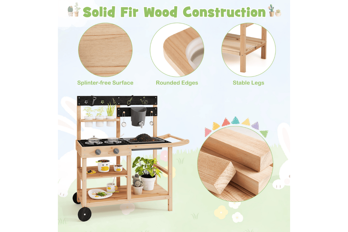 Costway Children’s Outdoor Mud Kitchen