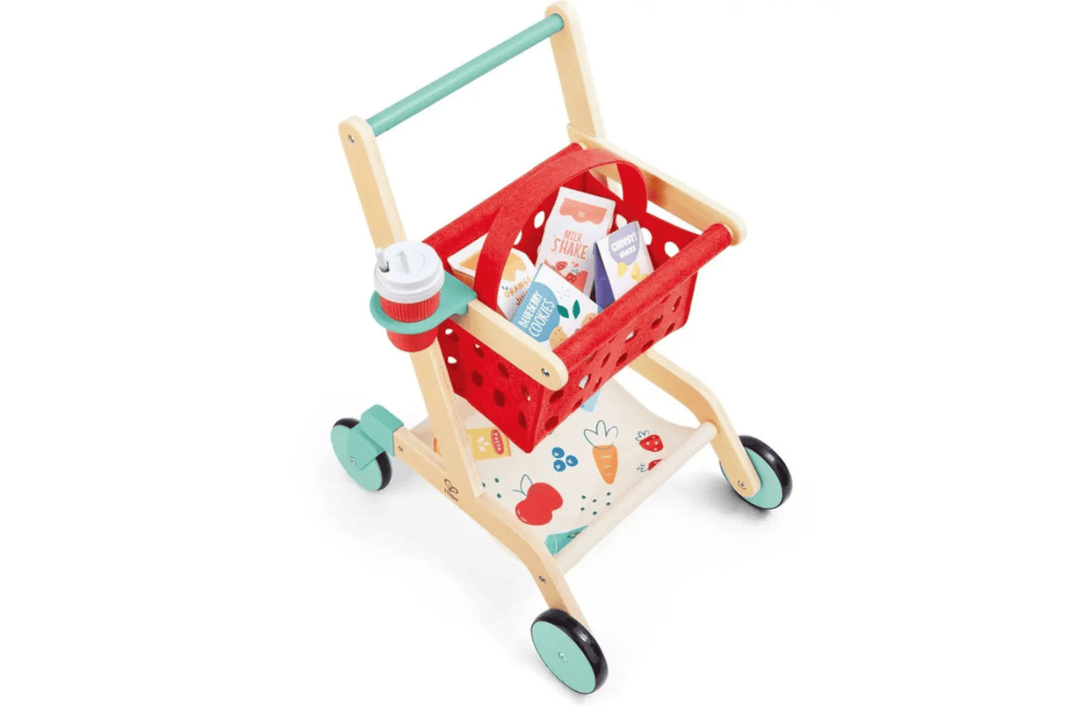 Playwell Little Shopper’s Cart and Basket