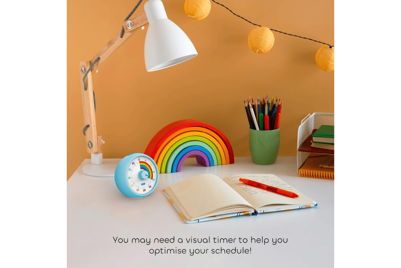 Preschool Collection Rainbow Visual Timer  (60-minute countdown timer)