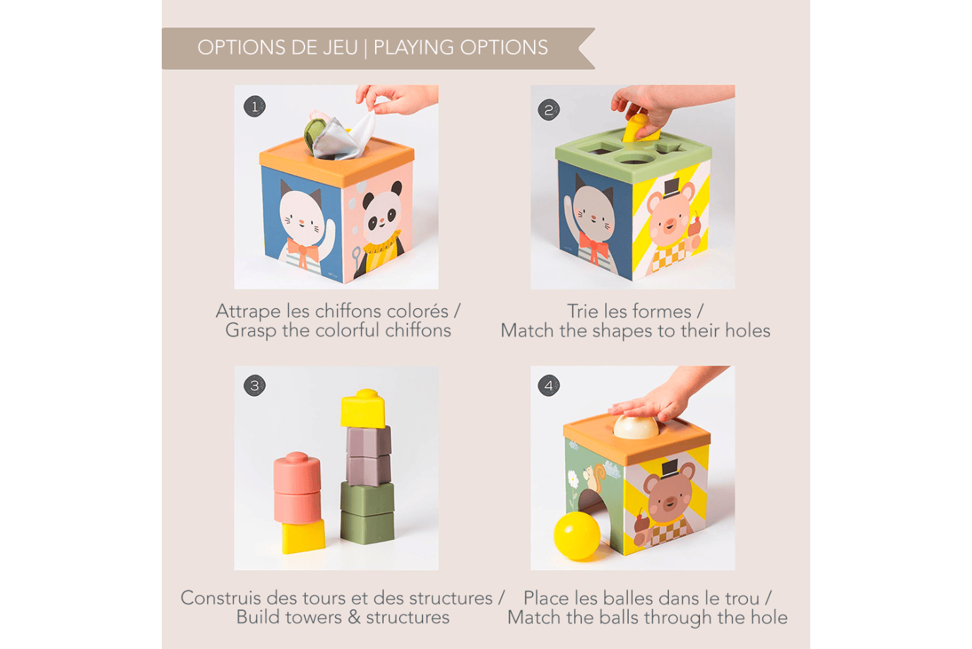 K.I.D. Toys Inc. Taf Toys - Play & Discovery Cube