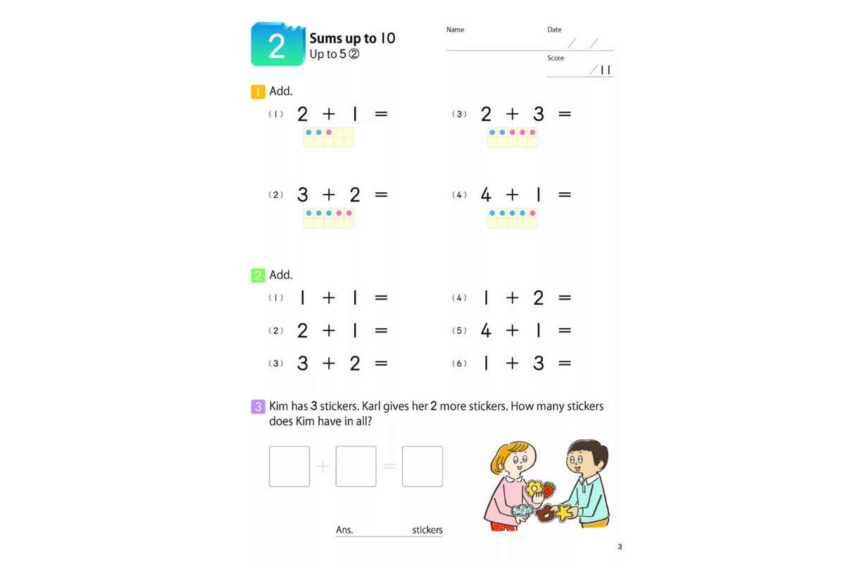 Kumon Publishing Canada Kumon: MathBites: Grade 1 Addition & Subtraction