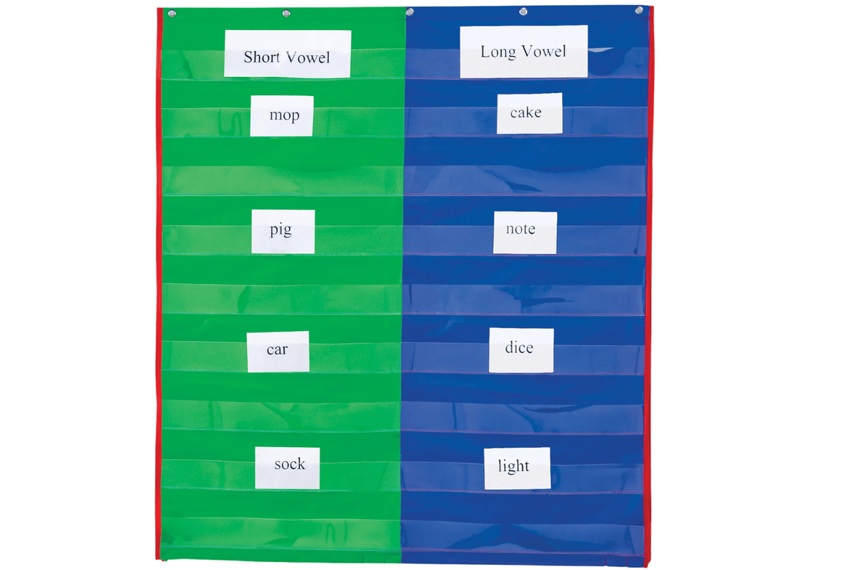 Playwell 2- & 4-Column Double-Sided Pocket Chart