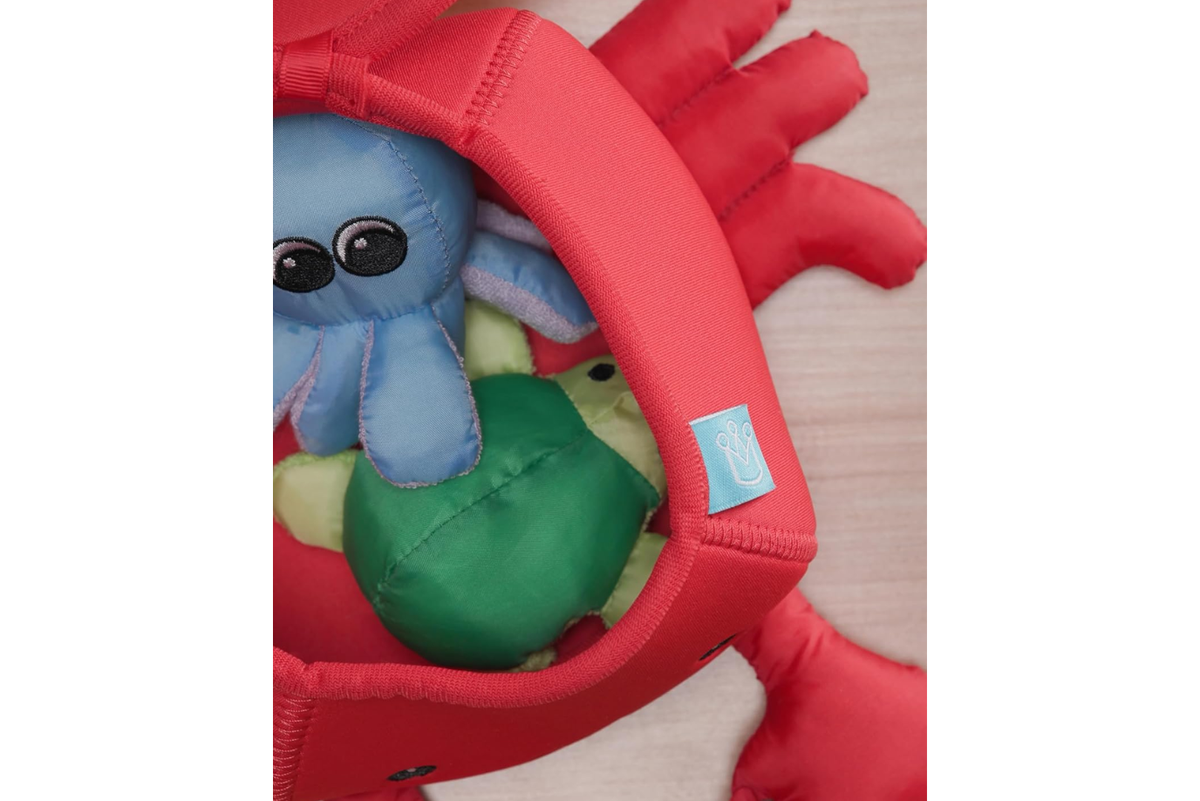 Manhattan Toys Crab Spill n Fill Bath Toy - 5 Pieces