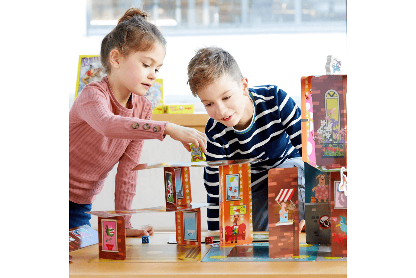 Haba Rhino Hero - Super Battle Stacking Game