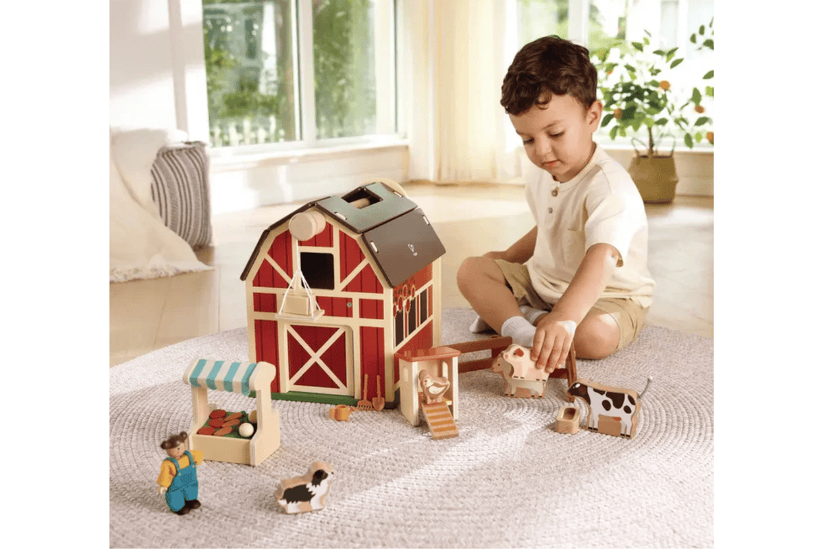 Playwell Hape Farm Playset