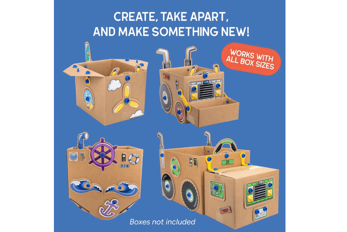 Playwell Boxineers™ Cardboard Building Kits