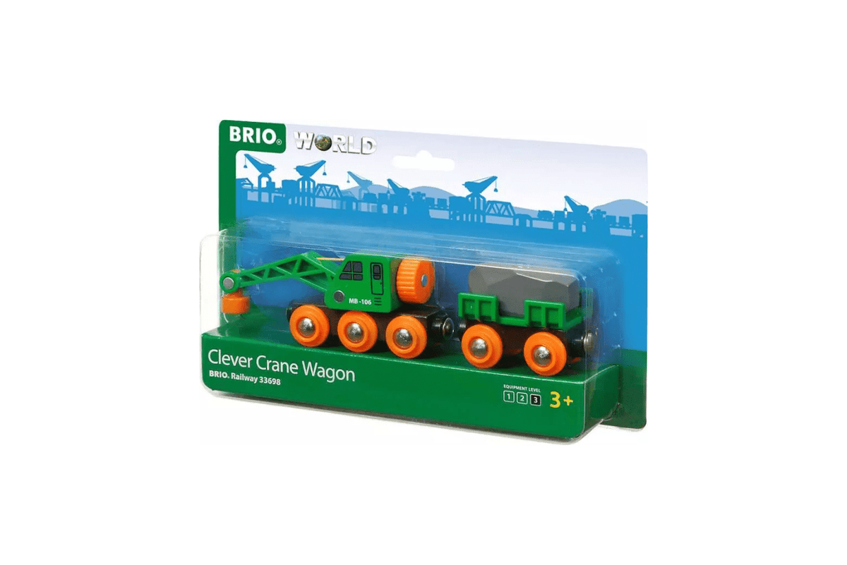 Brio Clever Crane Wagon