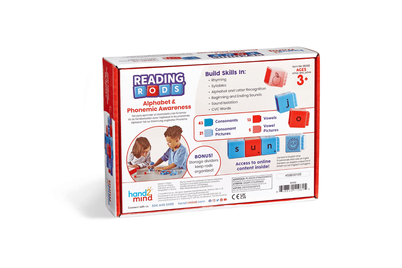 Learning Resources Reading Rods® Alphabet & Phonemic Awareness
