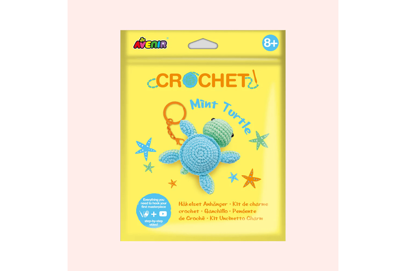 Playwell Turtle Avenir Keychain Crochet Kits