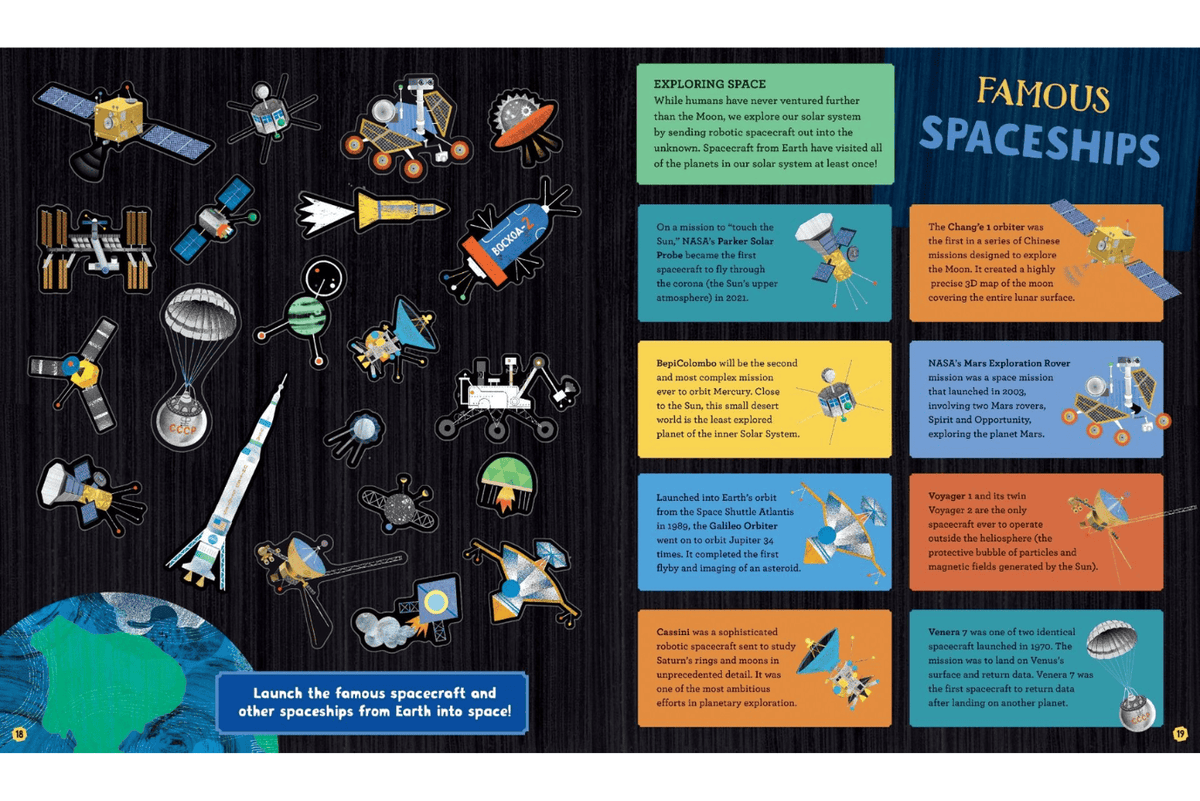 Barefoot Books Solar System Sticker Book