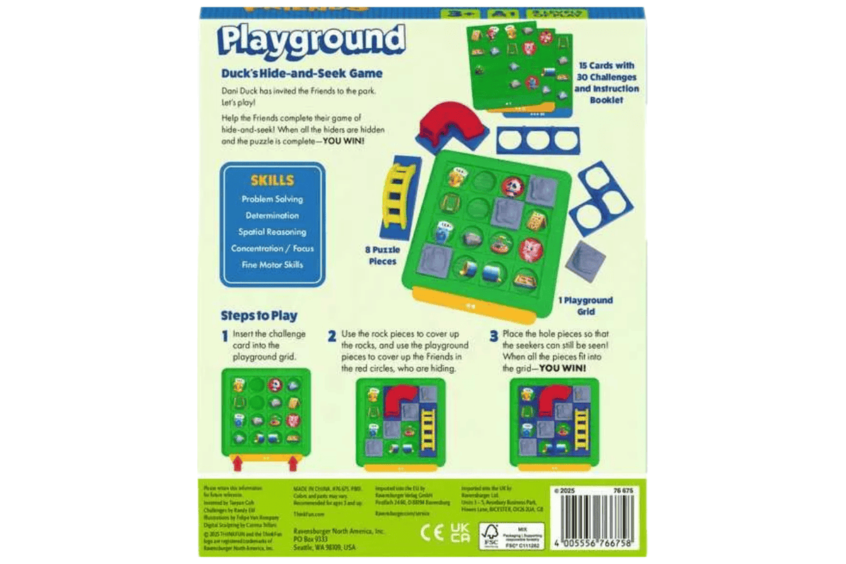 Tracy Stevenson ThinkFun Friends: Playground