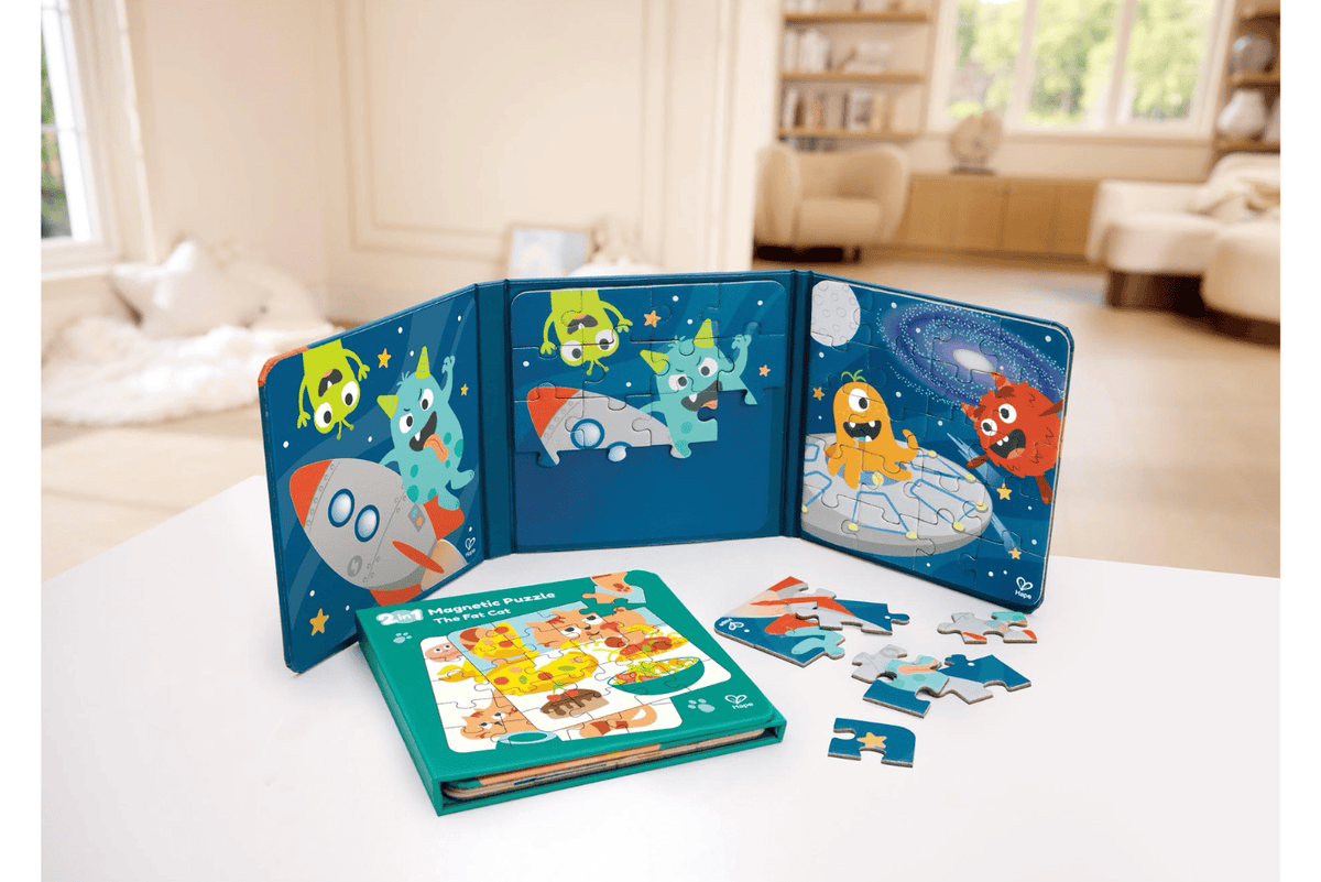 Playwell Hape Magnetic Puzzle Book- Great For Travel