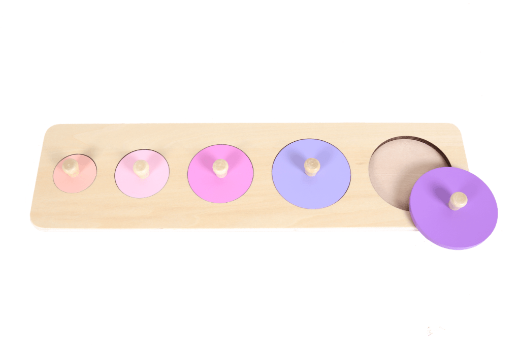 Lovevery The Babbler Play Kit, Lovevery Circle of Friends Puzzle dupe, buy Lovevery items on their own, Lovevery without a subscription, Lovevery promo code, Lovevery Canada, Beleduc Educare 5 Circles Knob Puzzle