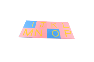 Sandpaper Letters with Box (Print, Cursive, Lowercase and Uppercase)