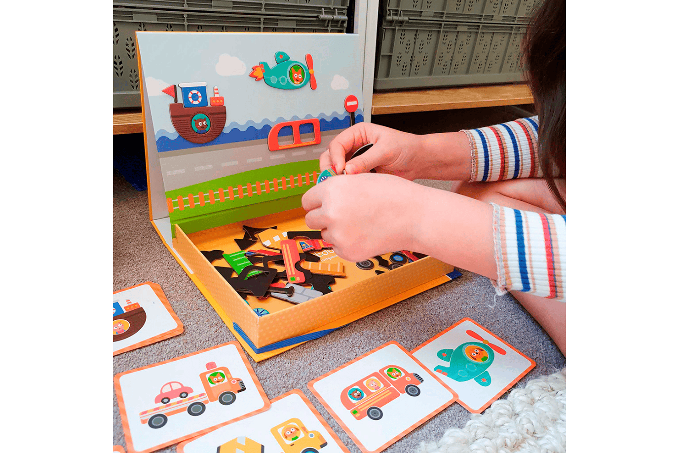 Magnetic Art Case - Vehicles