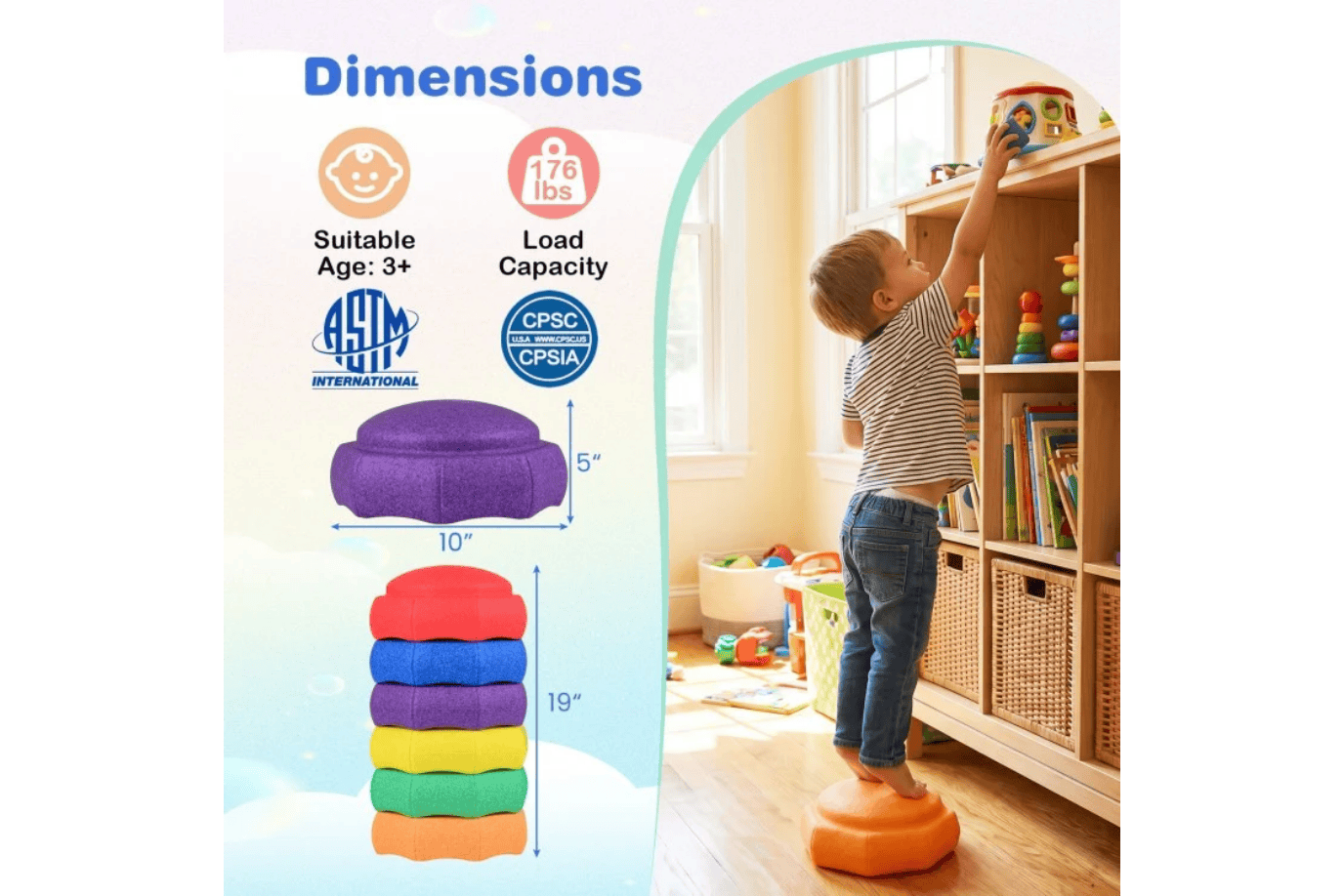 Stackable Stepping Stones