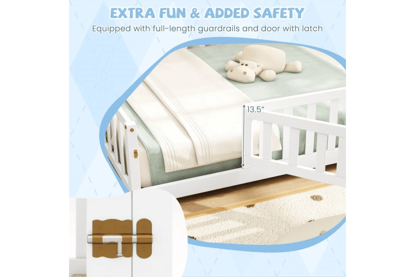 Costway Montessori Floorbed - Full