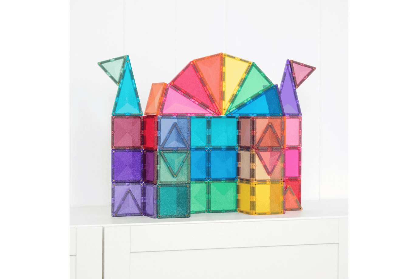 Connetix Tiles Connetix Glitter Castle Pack [48 Pieces]