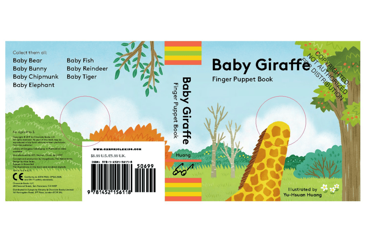Raincoast Books Baby Giraffe: Finger Puppet Book