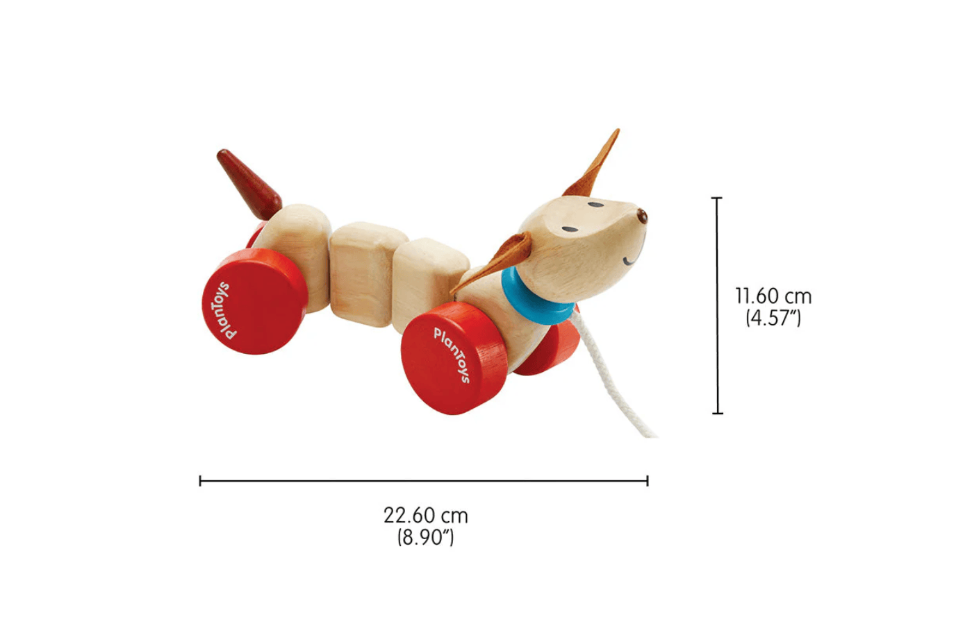 Fire The Imagination Plan Toys Pull Along Puppy