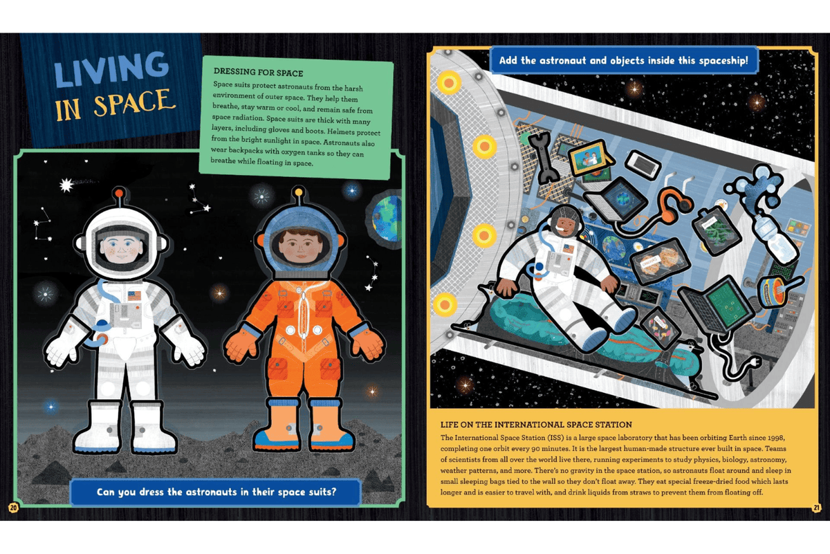 Barefoot Books Solar System Sticker Book
