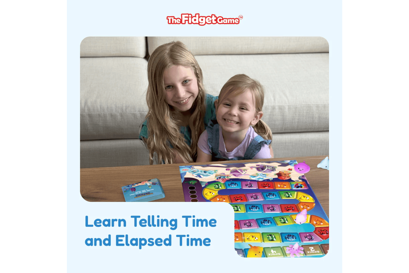 The Fidget Company Squishy Time Rescue - Game For Learning How To Tell Time - Ages 6 - 9