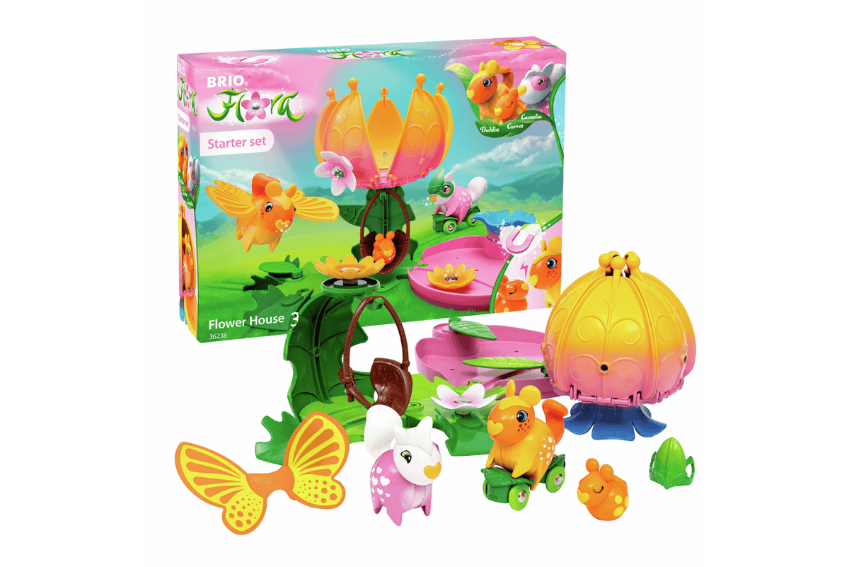 Tracy Stevenson Flower House Set Brio Flora: Playsets