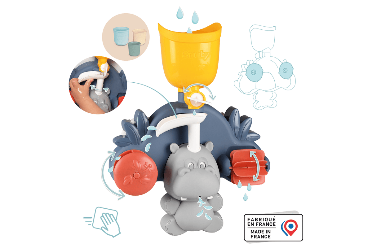 K.I.D. Toys Inc. Hippo Bath Toy