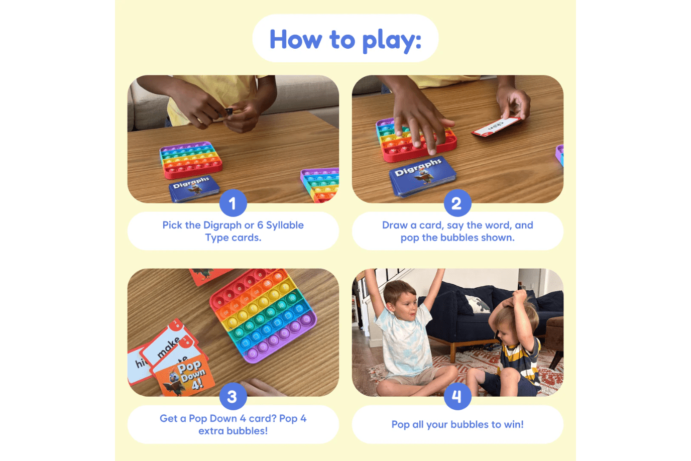 The Reading Digraphs Game [The Fidget Company]